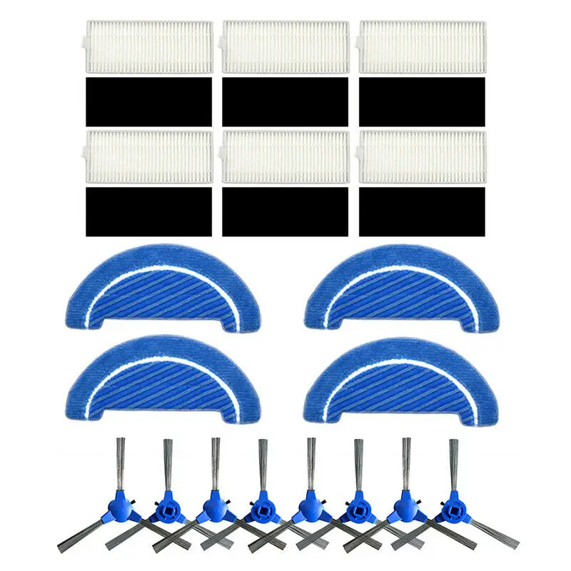 

Filter Sponge Brush Mop Cloth Set for Conga 1090 Vacuum Cleaner Parts Accessory