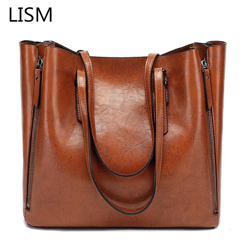 

New Fashion Luxury Women's Handbag Women Large Tote Bag Female Bucket Shoulder Bags Lady Leather Messenger Bag Shopping Bag