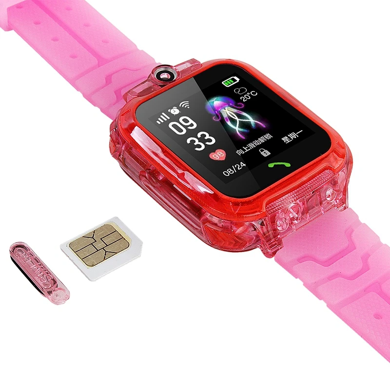 S12 дети телефон Smartwatch с HD экран IP67 Водонепроницаемый gps часы видео чат пресс экран Смарт часы