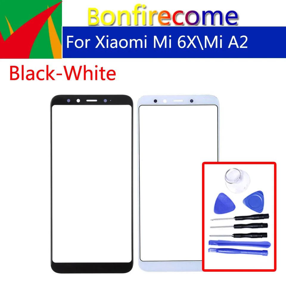 

5.99"Touchscreen For Xiaomi Mi 6X Mi6X Mi A2 MiA2 Touch Screen Front Panel Glass Lens LCD Outer Glass For M1804D2S\SC\SE