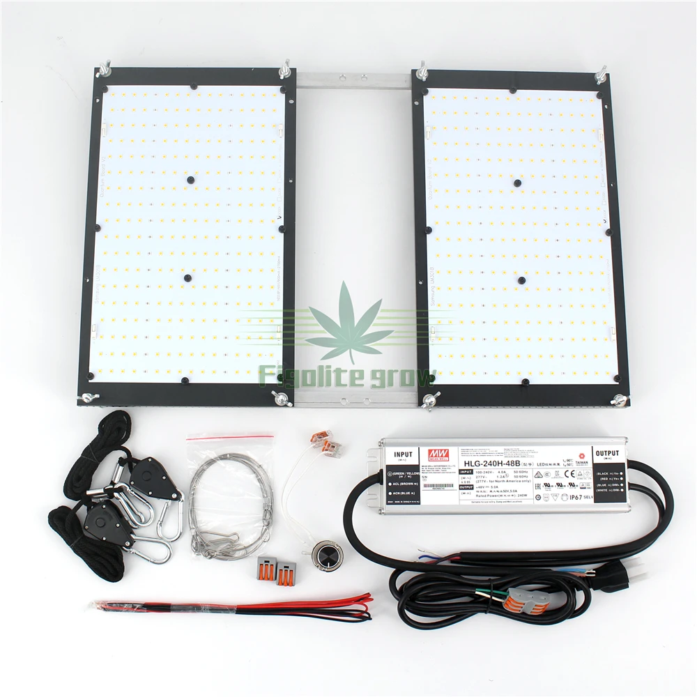 100*100*200cm Grow tent Kit Indoor System with LED quantum board grow light