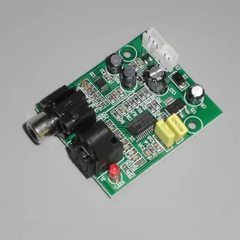 

CS8416+CS4344 DAC digital decoder 24-bit 192K fiber coaxial decoding board stereo audio output