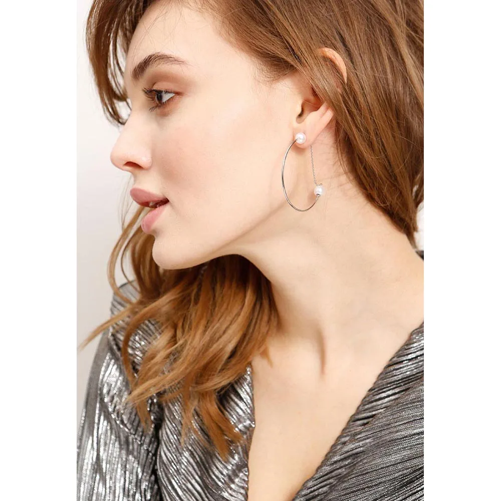 Серьги кольца Exclaim 035S2592E женские