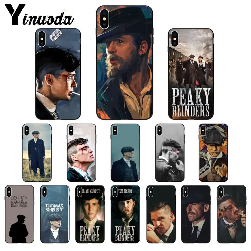 Yinuoda Peaky Blinders Thomas Shelby TPU Soft Phone Case for Apple
iPhone 8 7 6 6S Plus X XS MAX 5 5S SE XR 11 11pro max Cover