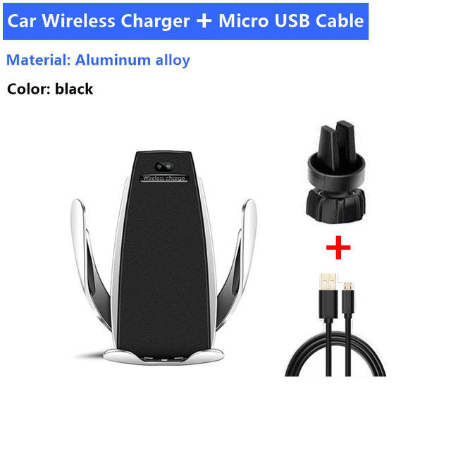 Induction Wireless Charger Car Phone Holder Car Support Navigation Stand Fast Charge