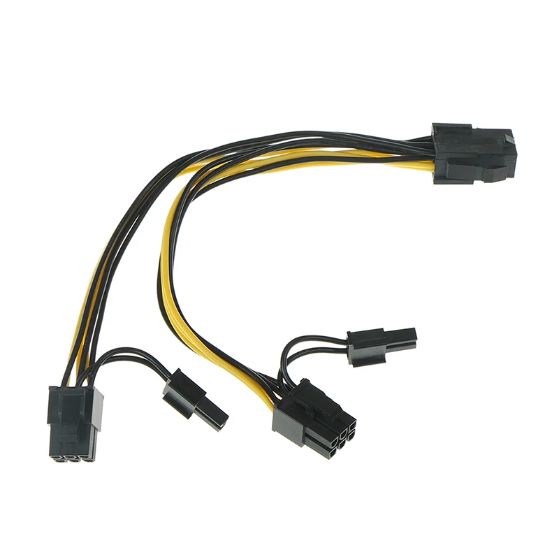 Разветвитель Кабеля разъем питания 30 см кабель GPU PCI-E 8-контактный на двойной PCI