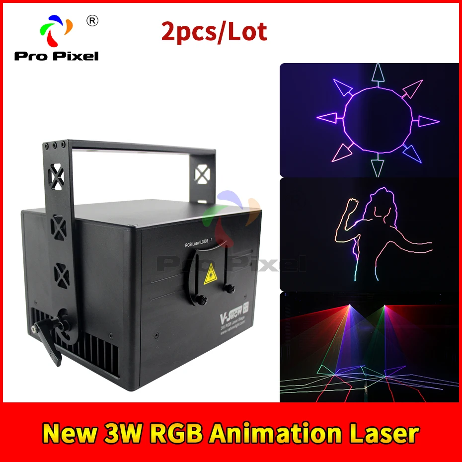 Фото 2019 1 шт. 3 Вт RGB сканер ILDA30Kp анимация лазерный сценический свет программируемый