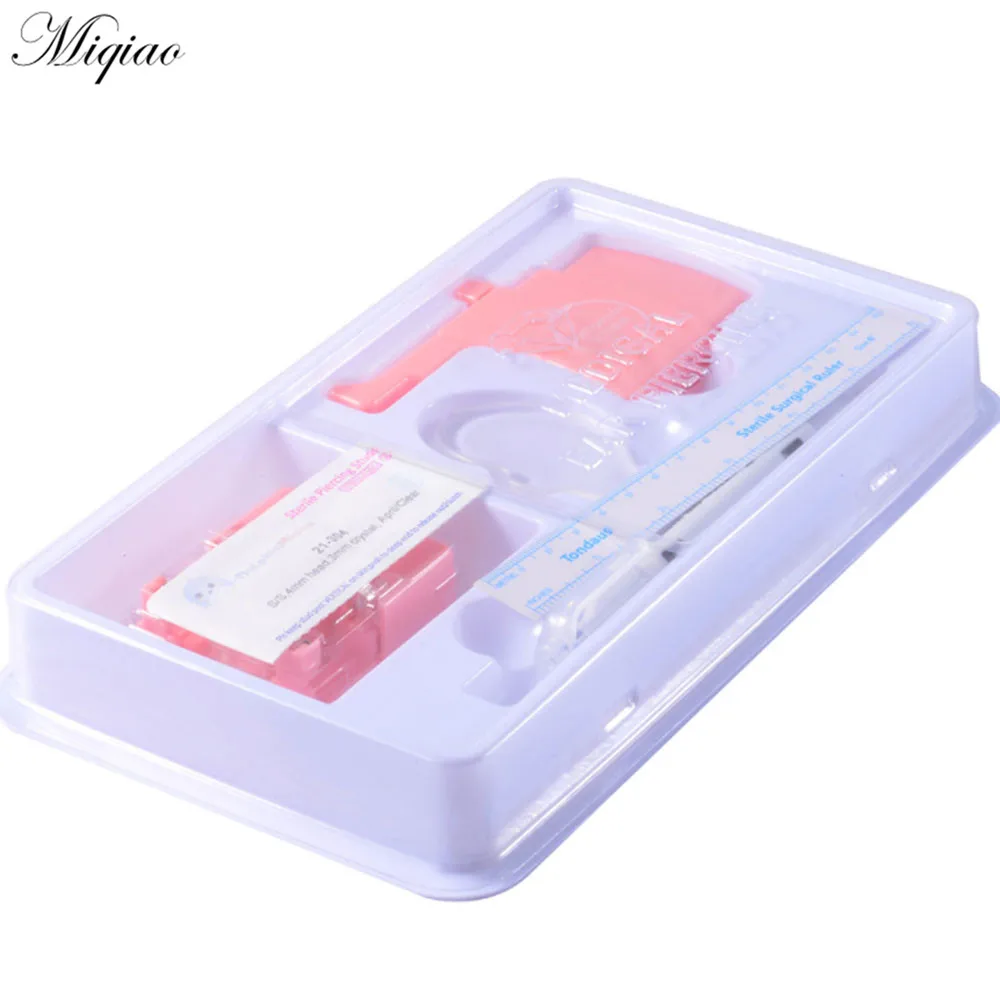 Miqiao New Product Disposable Aseptic Piercing Gun Ear Piercing Suit Body Exquisite Piercing Earrings