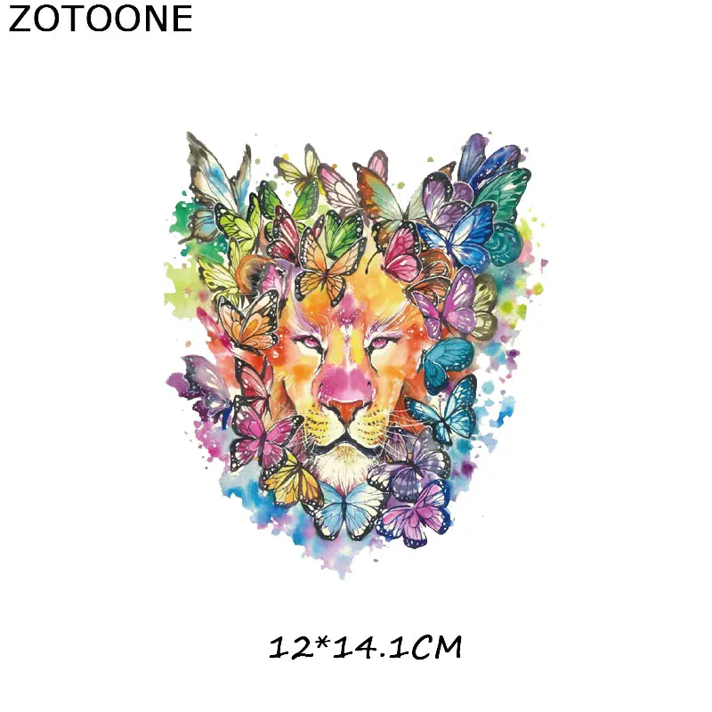ZOTOONE цветные джинсы с нашивками в виде собаки, кошки, совы, железная наклейка для одежды, платья-футболки, термопереводная наклейка с животными, сделай сам - Цвет: ZT0224