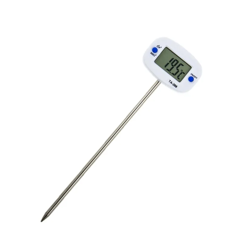 TA288 Pin форма цифровой термометр мгновенное чтение Карманный масло Молоко Кофе Вода тест кухня кулинарный термометр цифровой PR