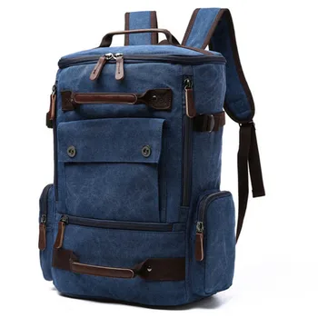 

Russia Shipping Men Laptop Backpack Canvas School Bag Travel Backpacks Notebook Bagpack Knapsack Bags New DJA99