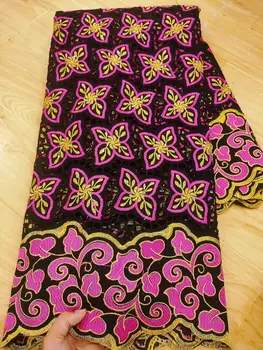 

Nigerian lace fabric for party swiss voile lace cotton material with embroidery african lace 2020 latest design