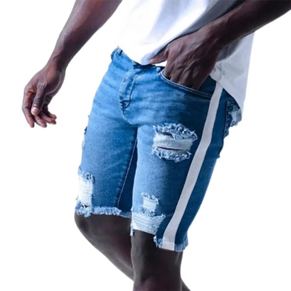 British Terminal denim shorts men  jeans shorts for man stretchable  denim  half pants for men  Denim Bermuda for Mens  denim cargo shorts 6 pockets   blue cotton denim