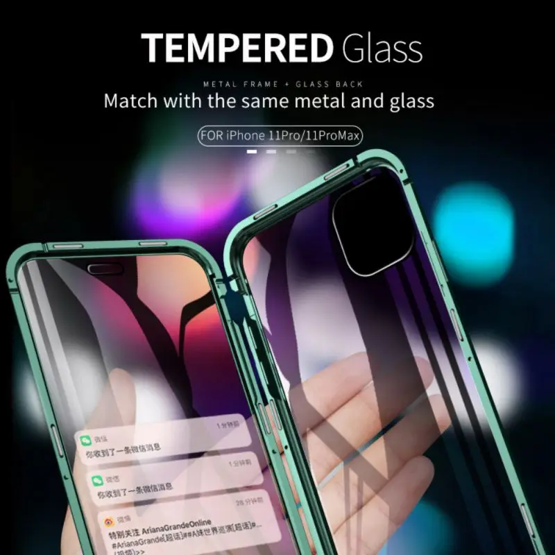 Магнитный противоударный чехол для iPhone 11 Pro Max телефона полноразмерный