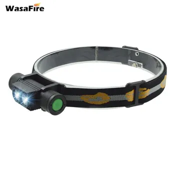 

Rotate USB Rechargeable Head Light Flashlight High Power 2*XM-L2 Led Headlamp Removable 4-mode Head Torch Lamp for Running