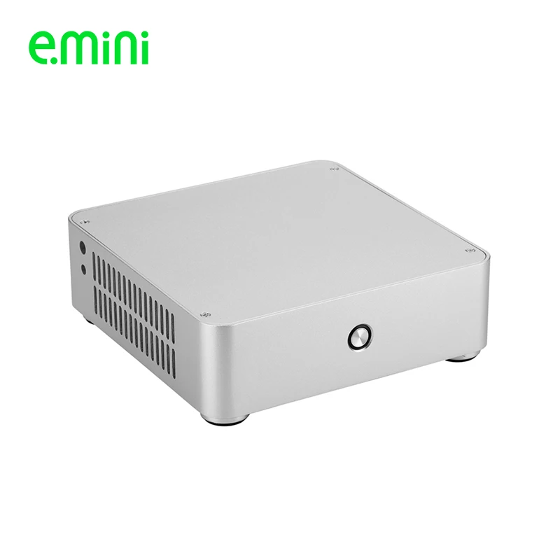 Caixa de Computador sem Fonte Realan Htpc Computador Case Chassi Alumínio Mini Itx Alimentação Frete Grátis H60