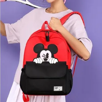 

Disney Schoolbags For School Students Girls Backpack For Grades Cute Mickey Anime Bag