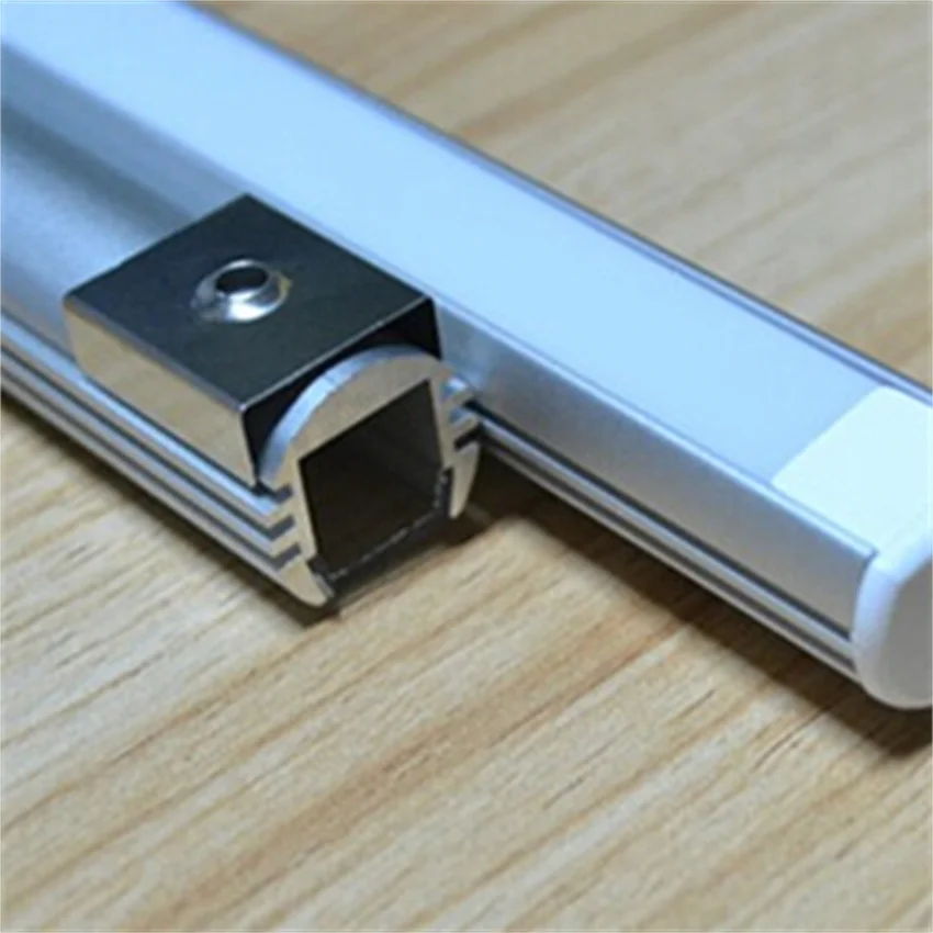 Free Shipping 40m (20pcs) /Lot 2M/Piece Aluminum Profile for Led Strips with Milky Diffuse or Transparent Cover | Освещение