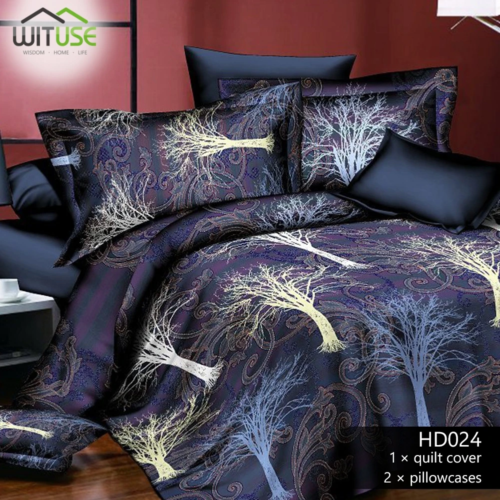 HD024 3 шт., Королевский размер, Роскошные 3D розовые комплекты постельного белья, красного цвета, постельное белье, набор пододеяльников для свадебной кровати, пододеяльник, наволочка - Цвет: HD024