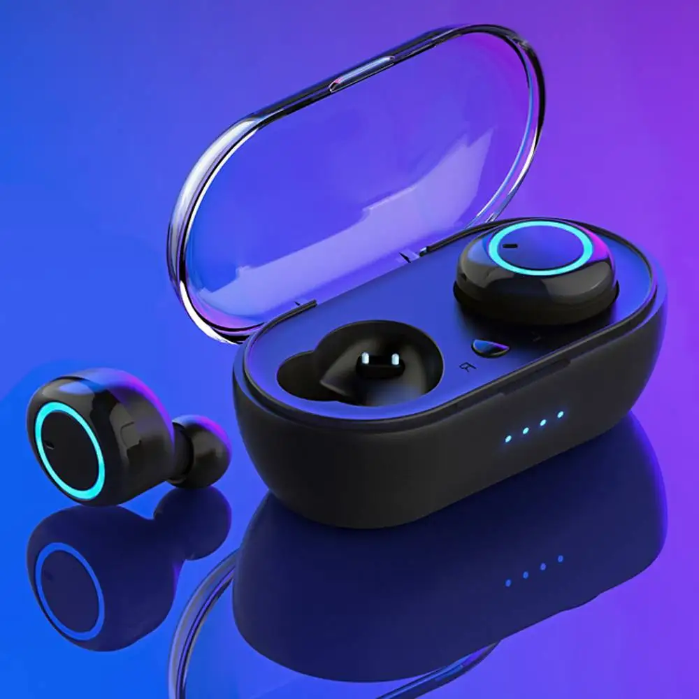 LEORY D10 TWS bluetooth 5,0 наушники беспроводные Hifi стерео Smart Touch бинауральные звонки наушники с зарядным устройством