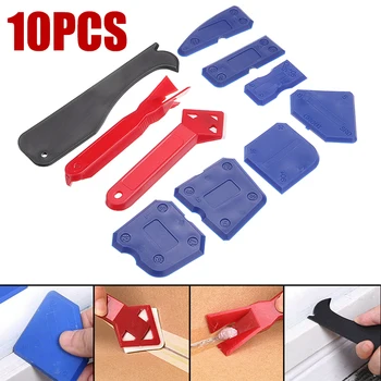 

10PCS/Set Caulking Tool Kit Silicone Remover Caulk Finishing Sealant Silicone Grout Remover Scraper Tools
