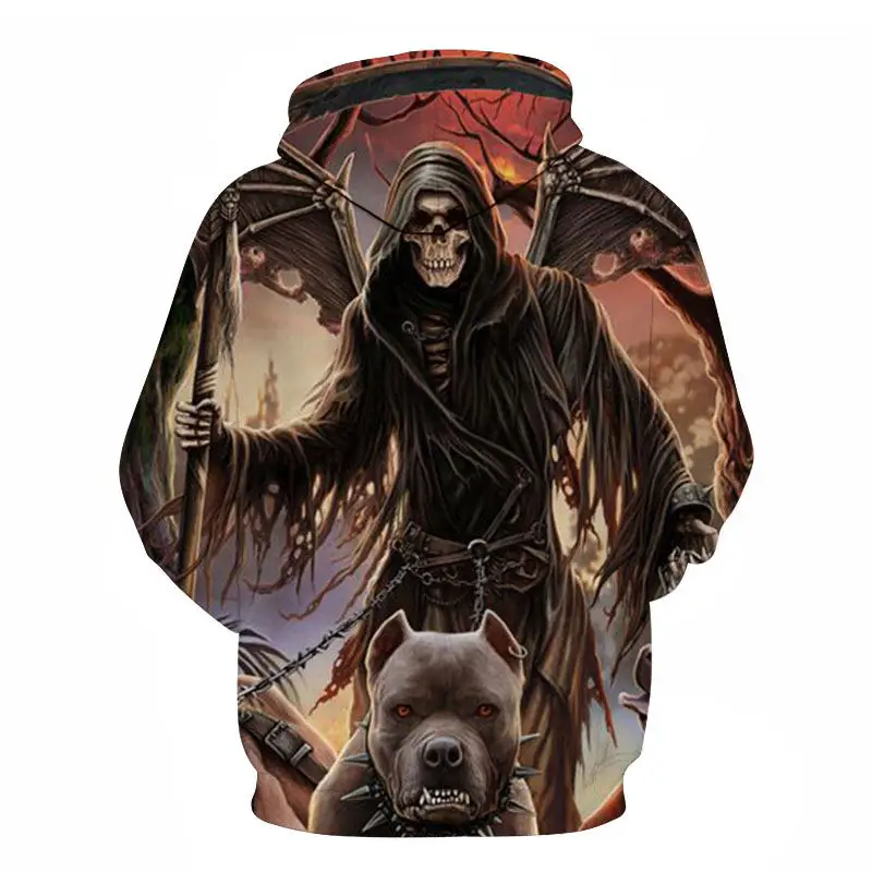 Waliicorners Gothic Style Retro Motorcycle Style Hip Hop Skull Hoodie Sweatshirt Mask Skeleton 3D Sportswear 17 H1d645d3de9c94e0a9cd5328a2030f966y