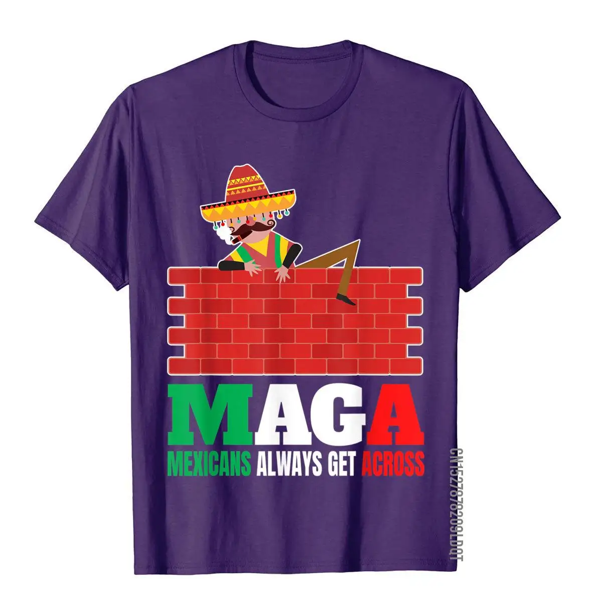 MAGA Mexicans Always Get Across Gifts Anti Funny Men T-Shirt__B9262purple