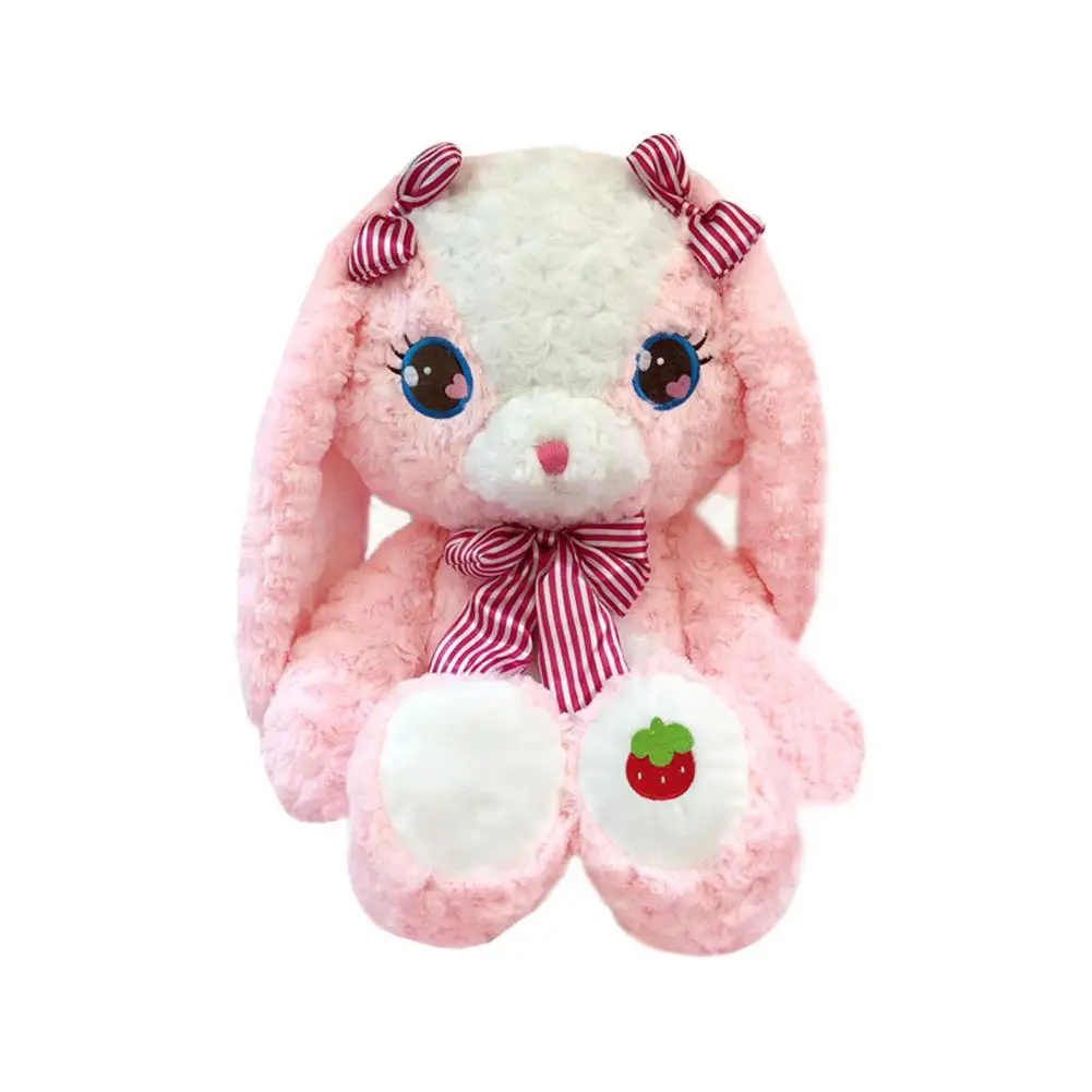 Strawberry rabbit Торт плюшевый мишка клубника Кролик плюшевая игрушка чучело роза бархат объятие кролик розовое сердце Девочка День рождения подарок на день Святого Валентина - Цвет: Strawberry rabbit