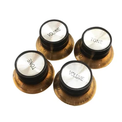 4Pcs Speed Control Accessories Volume Tone Musical Bell Top Portable Mini Replacement Electric Guitar Knobs Instrument Rotary 4Pcs Speed Control Accessories Volume Tone Musical Bell Top Portable Mini Replacement Electric Guitar Knobs Instrument Rotary