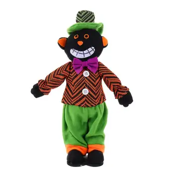 

1pc Doll Decor Fashionable Exquisite Beautiful Delicate Kids Doll Toy Black Cat Doll Doll Ornament for Home Indoor Inside