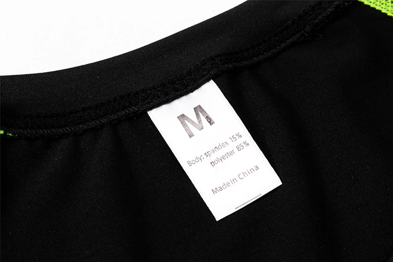 Acefancy Black Cop Top Compression Short Leeve T Shirt Sport for Men Gym Shorts Stretchy Tops 71605 Male Sportwear Gym Clothes