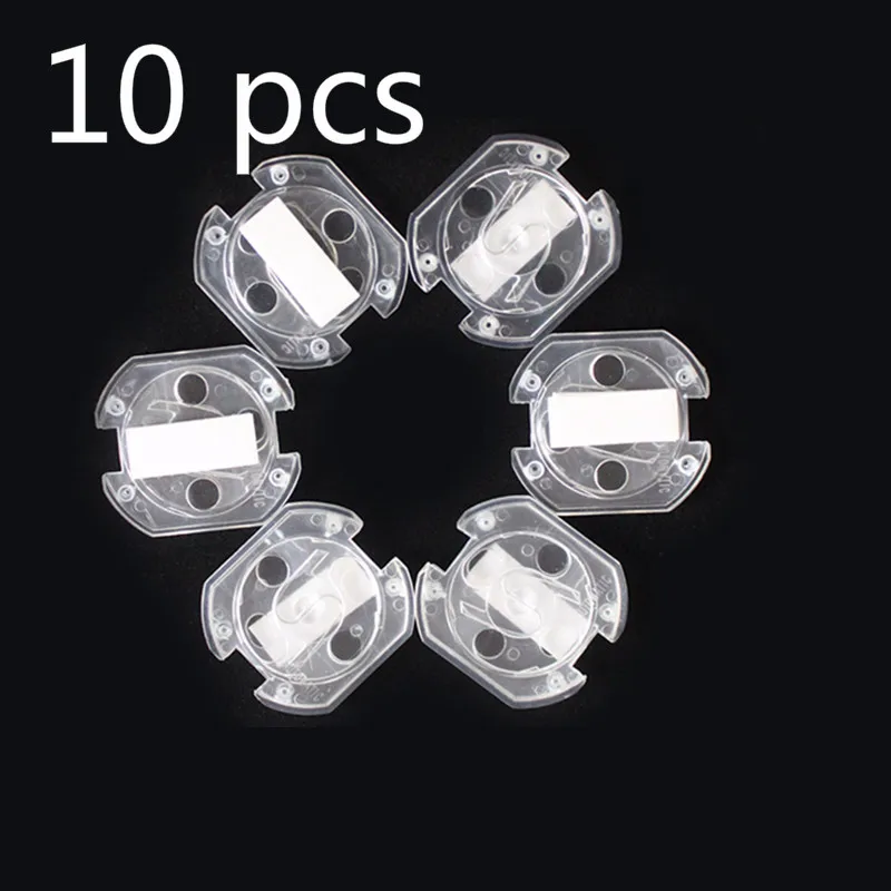 10 pcs 1/5/10 шт детсой безопасности повернуть крышку Европейский Стандартный детей от поражения электрическим защита от поражения электрическим током Вилки протектор - Цвет: 10 pcs