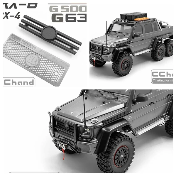 Metal side step pedal for TRX-4 TRX-6 4X4 6X6 G63 G500 1//10 rc car toy