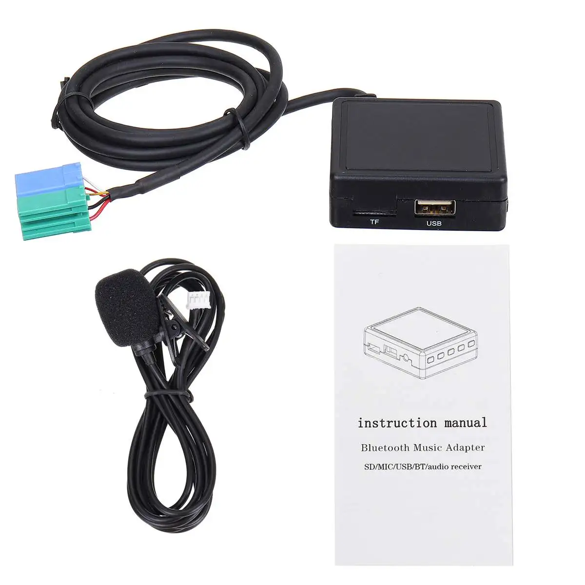 HIFI SD MIC USB аудио bluetooth приемник кабель адаптер Радио стерео для Беккер для Мехико для движения Pro