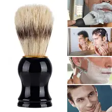 Мягкая мужская щетка для бритья бороды с деревянной ручкой для мужчин, прибор для чистки бороды для лица, щетка для бритья бороды, парикмахерский салонный инструмент для бритья