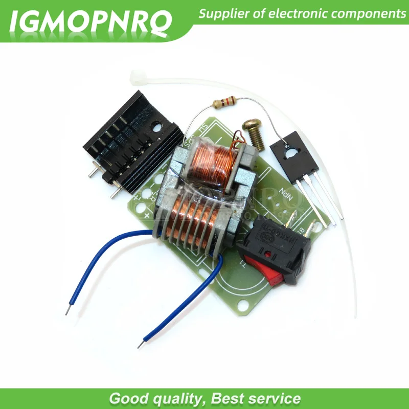 Diy kit 15KV wysokiej częstotliwości DC wysokiego napięcia łuku zapłonu falownik agregatu Boost Step Up 18650 DIY Kit U transformator rdzeniowy Suite Diy kit 15KV wysokiej częstotliwości DC wysokiego napięcia łuku zapłonu falownik agregatu Boost Step Up 18650 DIY Kit U transformator rdzeniowy Suite