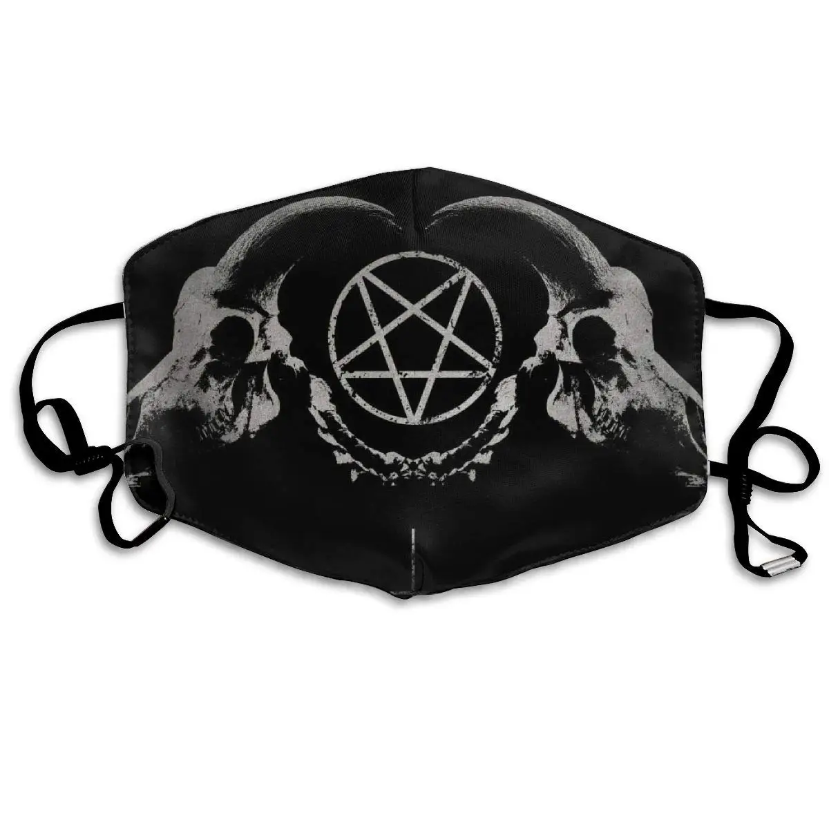 

NiYoung Women Men Teens Washable Reusable Face Masks with Elastic Ear Loop, Anti Dust Pollution Face Mask (Gothic Occult Satan