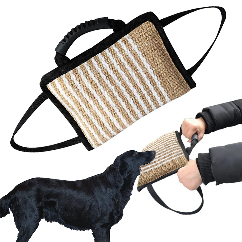 Dog Bite Stick Pillow Dog Target Agility Equipment Training Tool Jute