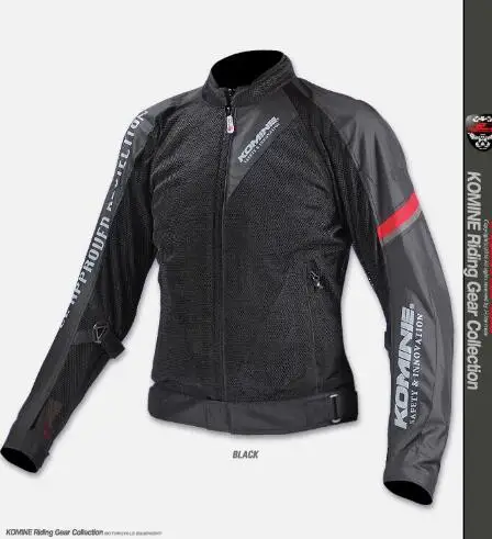 

For KOMINE jacket JK-098 Mesh motorcycle racing jackets spring and summer windproof breathable riding jackets with protector 033