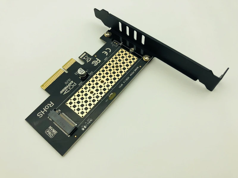 M.2 NVMe SSD NGFF к PCIE X4 адаптер Raiser M ключ интерфейсная карта поддерживает PCI Express 3,0x4 Размер 2230-2280 m.2 полная скорость хорошее