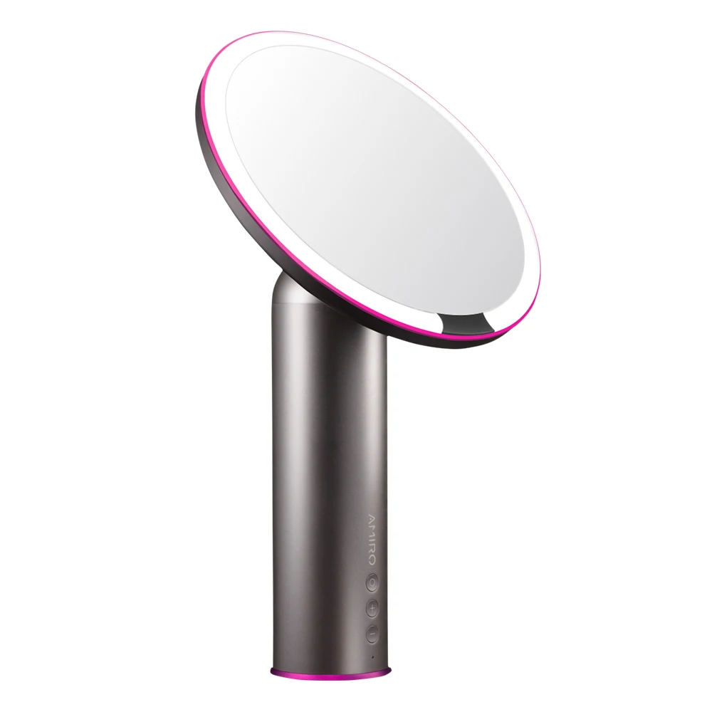 AMIRO 8 дюймов освещенное светодиодный зеркало для макияжа с умным датчиком движения регулируемое 6 уровень яркости столешница косметическое зеркало для Xiaomi