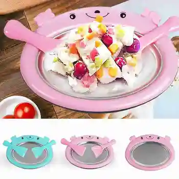 

Instant Ice Cream Maker Yogurt Sorbet Gelato Ice Roll DIY Maker Pan for Kids Home Ice Cream Machine Kitchen Gadgets