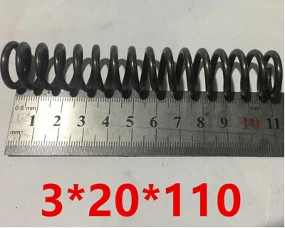 1pcs small pressure spring 3.0mm wire diameter outer diameter 20-25mm spool compression spring