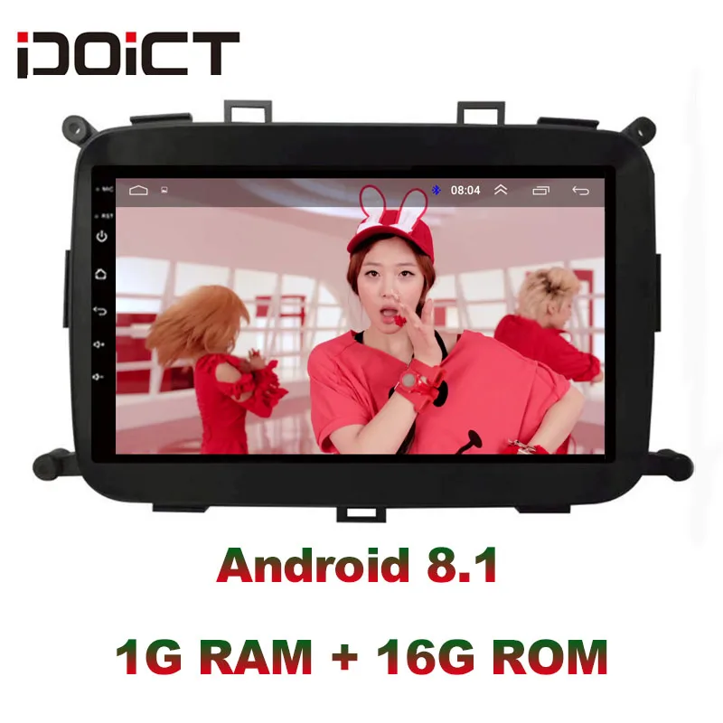  IDOICT Android 8.1 Car DVD Player GPS Navigation Multimedia For KIA Carens 2013-2018 radio car ster