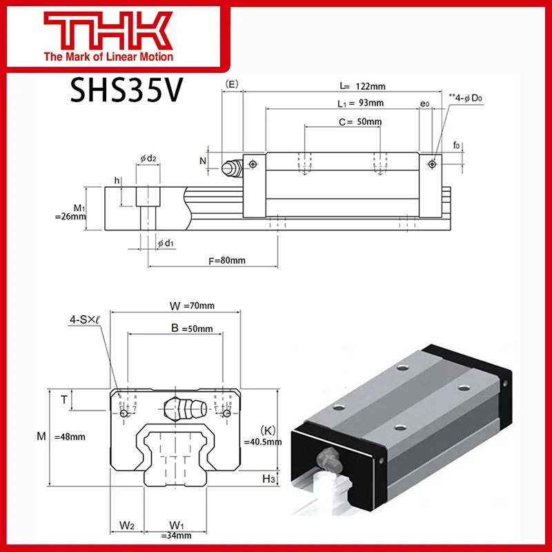 THK 互換性ブロック(SHS形) SHS35V1SS-GK--BLOCK THK(株)