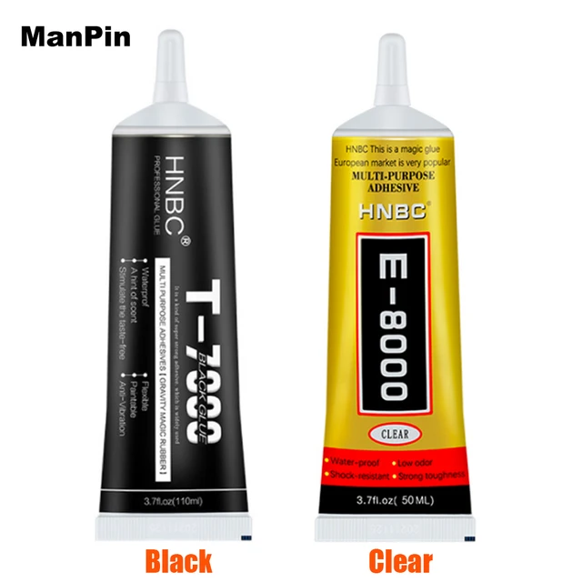 E8000 T7000 Glue Adhesive Mobile Phone LCD Screen Repair Display Warped  Edge Back Cover Bezel Frame Install Metal Paste DIY Tool - AliExpress