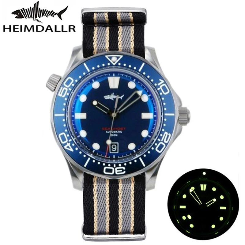 Heimdallr Horloge Nttd Dive Horloges 20Bar Titanium Automatic Watch Sea  Ghost NH35 Self Wind Mechanische C3 Lichtgevende Wijzerplaat Horloge|Sports  Watches| - AliExpress