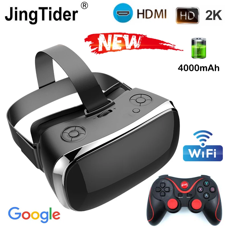 Новые V3H VR очки все в одной виртуальной реальности 5 дюймов 2K дисплей 3 ГБ/16 ГБ