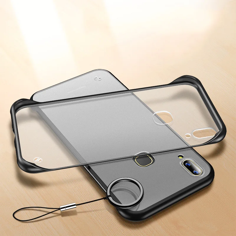 

Rimless Case For Samsung Galaxy A10 A20 A30 A50 A60 A70 A80 M10 A7 2018 2019 S7 Edge S8 S9 S10 Plus S10E Bumper Shockproof Case