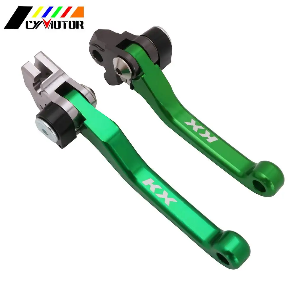 Складные рычаги тормозной муфты для KAWASAKI KX65 KX85 KX125 KX250 KX250F 2004 KX 65 85 125 250|Рычаги